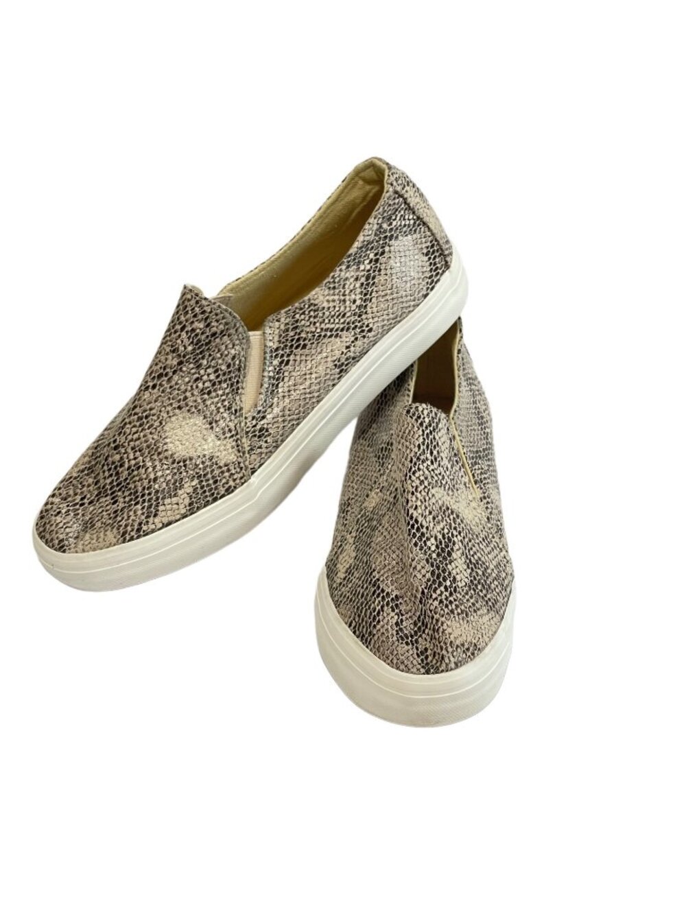 Restricted Womens Slip-On Shoes Size 8 Snake Print All Manmade Materials
